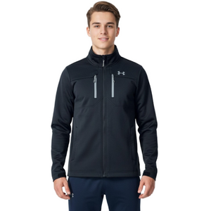 Under Armour Men Small Black Activewear Sporty Performance Jacket
